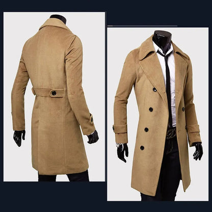 casual-slim-fit-langer-herren-trenchcoat-trenchcoat-jlr-design-13 - JLR Design