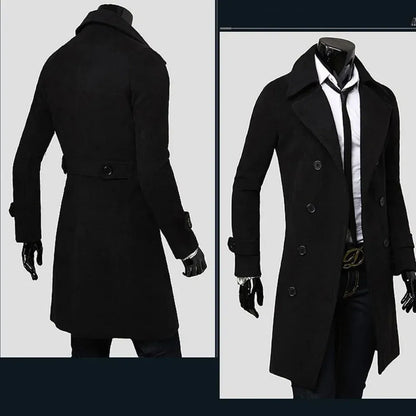 casual-slim-fit-langer-herren-trenchcoat-trenchcoat-jlr-design-14 - JLR Design