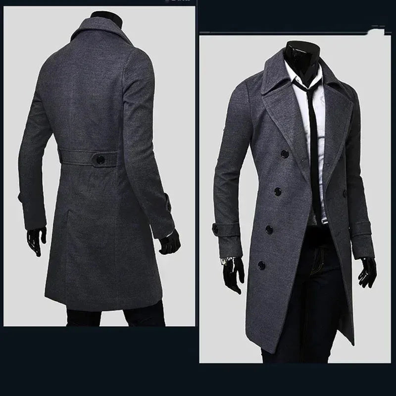 casual-slim-fit-langer-herren-trenchcoat-trenchcoat-jlr-design-2 - JLR Design