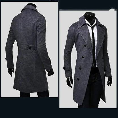 casual-slim-fit-langer-herren-trenchcoat-trenchcoat-jlr-design-2 - JLR Design