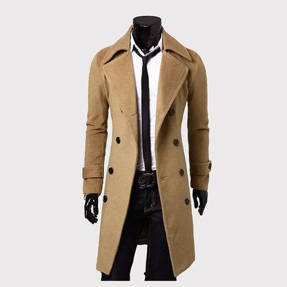 casual-slim-fit-langer-herren-trenchcoat-trenchcoat-jlr-design-3 - JLR Design