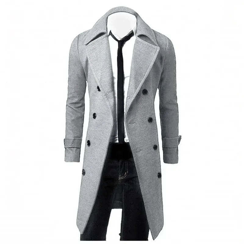 casual-slim-fit-langer-herren-trenchcoat-trenchcoat-jlr-design-5 - JLR Design