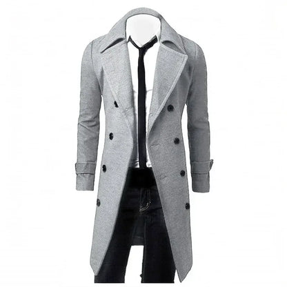 casual-slim-fit-langer-herren-trenchcoat-trenchcoat-jlr-design-5 - JLR Design