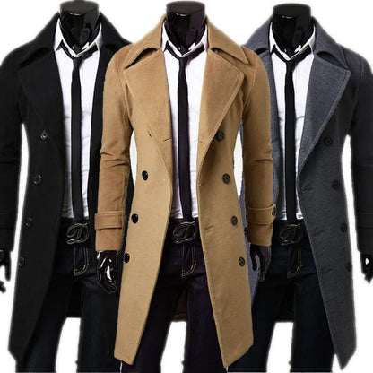 casual-slim-fit-langer-herren-trenchcoat-trenchcoat-jlr-design-6 - JLR Design