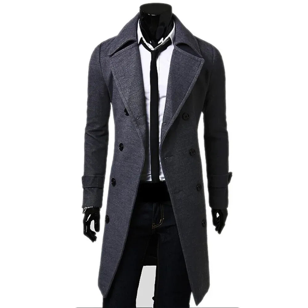 casual-slim-fit-langer-herren-trenchcoat-trenchcoat-jlr-design-9 - JLR Design