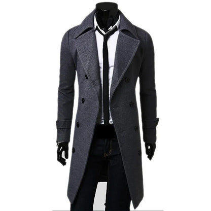 casual-slim-fit-langer-herren-trenchcoat-trenchcoat-jlr-design-9 - JLR Design