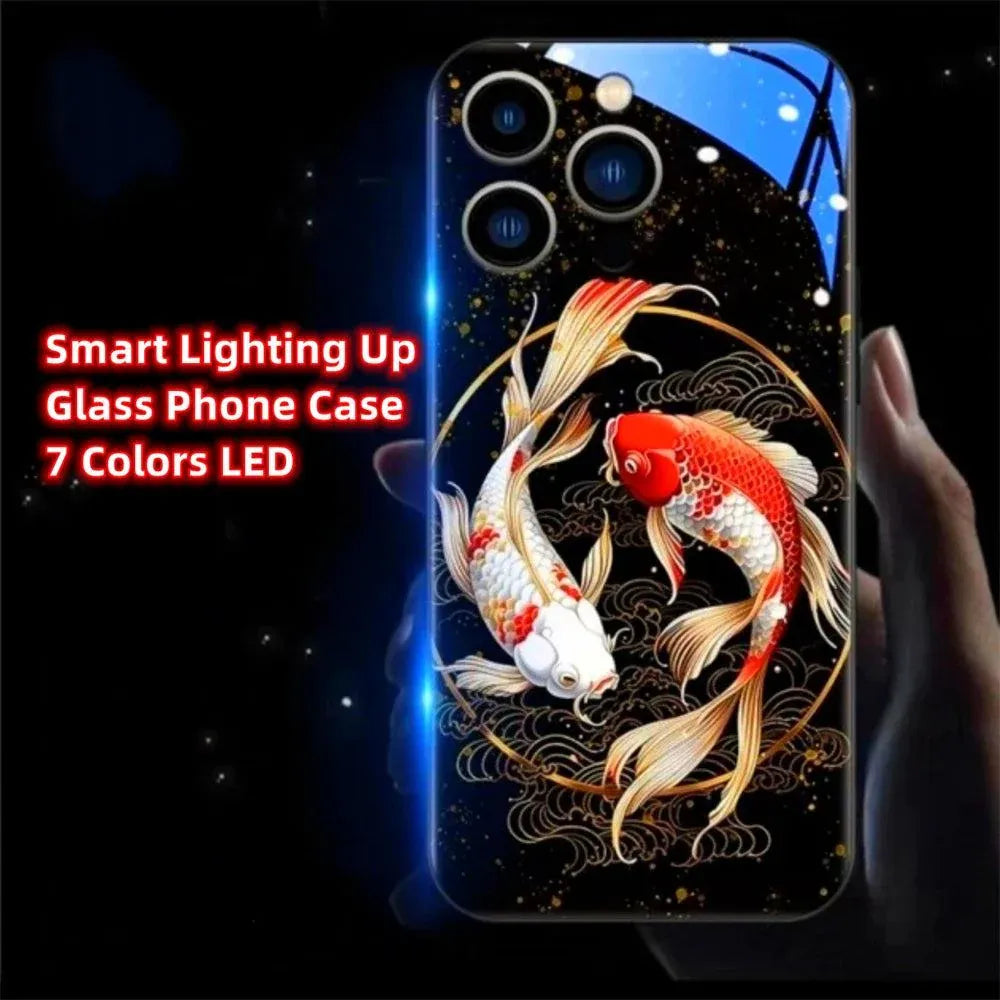 chinese-koi-fish-led-hulle-fur-iphone-131415pluspromax-phone-case-jlr-design-1 - JLR Design