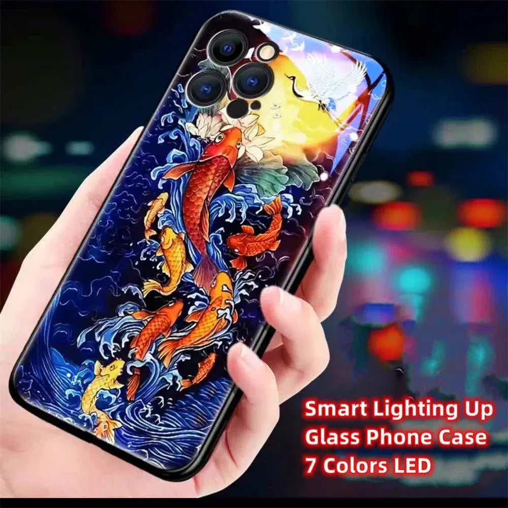 chinese-koi-fish-led-hulle-fur-iphone-131415pluspromax-phone-case-jlr-design-15 - JLR Design
