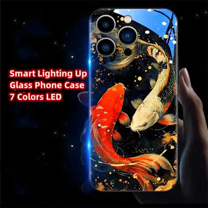 chinese-koi-fish-led-hulle-fur-iphone-131415pluspromax-phone-case-jlr-design-4 - JLR Design