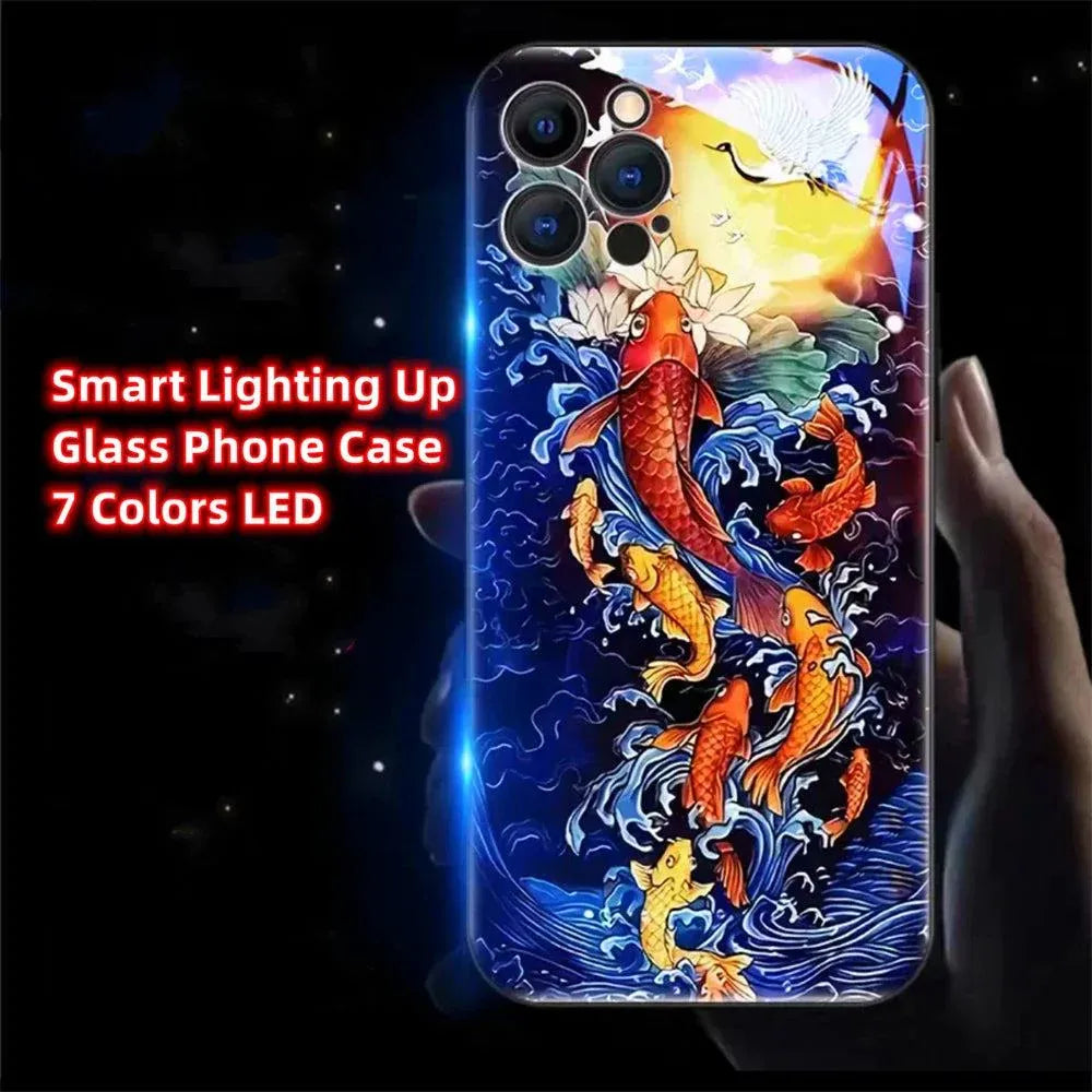 chinese-koi-fish-led-hulle-fur-iphone-131415pluspromax-phone-case-jlr-design-9 - JLR Design