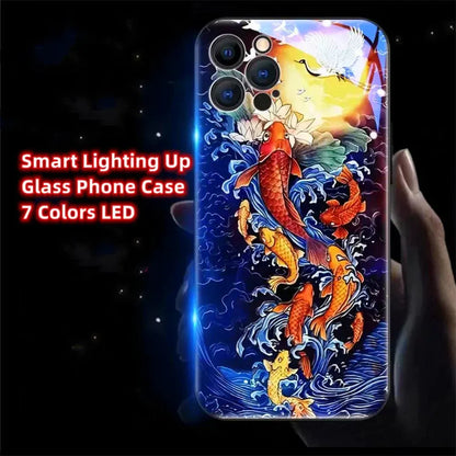 chinese-koi-fish-led-hulle-fur-iphone-131415pluspromax-phone-case-jlr-design-9 - JLR Design