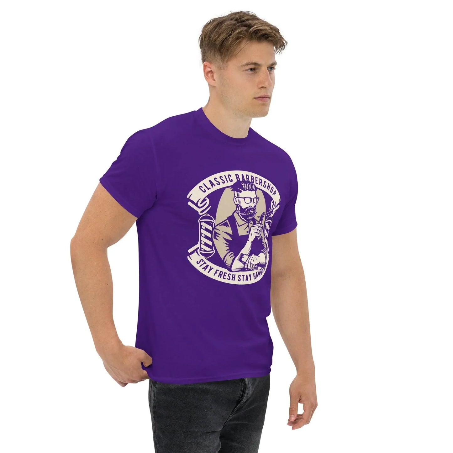 classic-barbershop-herren-t-shirt-t-shirt-jlr-design-12 - JLR Design