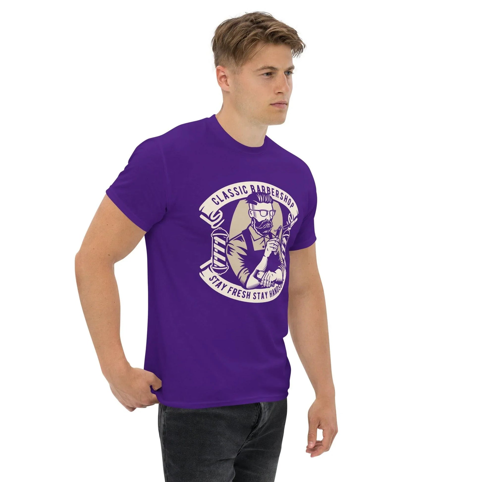 classic-barbershop-herren-t-shirt-t-shirt-jlr-design-12 - JLR Design