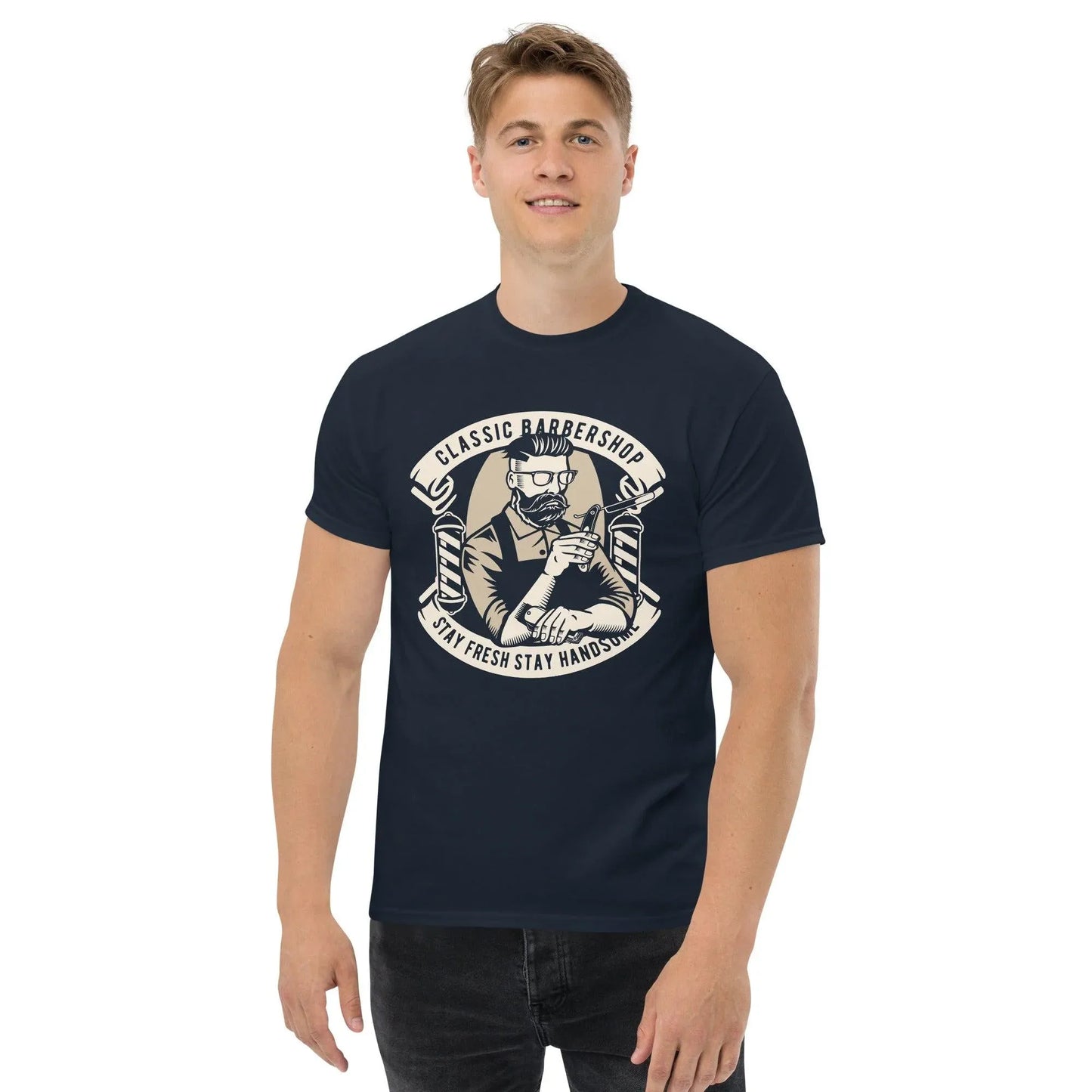 classic-barbershop-herren-t-shirt-t-shirt-jlr-design-7 - JLR Design