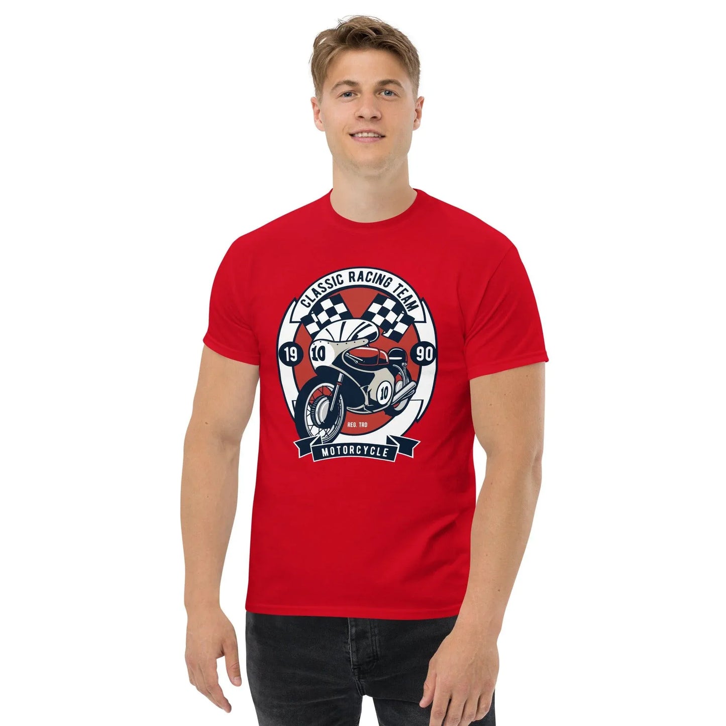 classic-racing-team-motorcycle-herren-t-shirt-t-shirt-jlr-design-1 - JLR Design