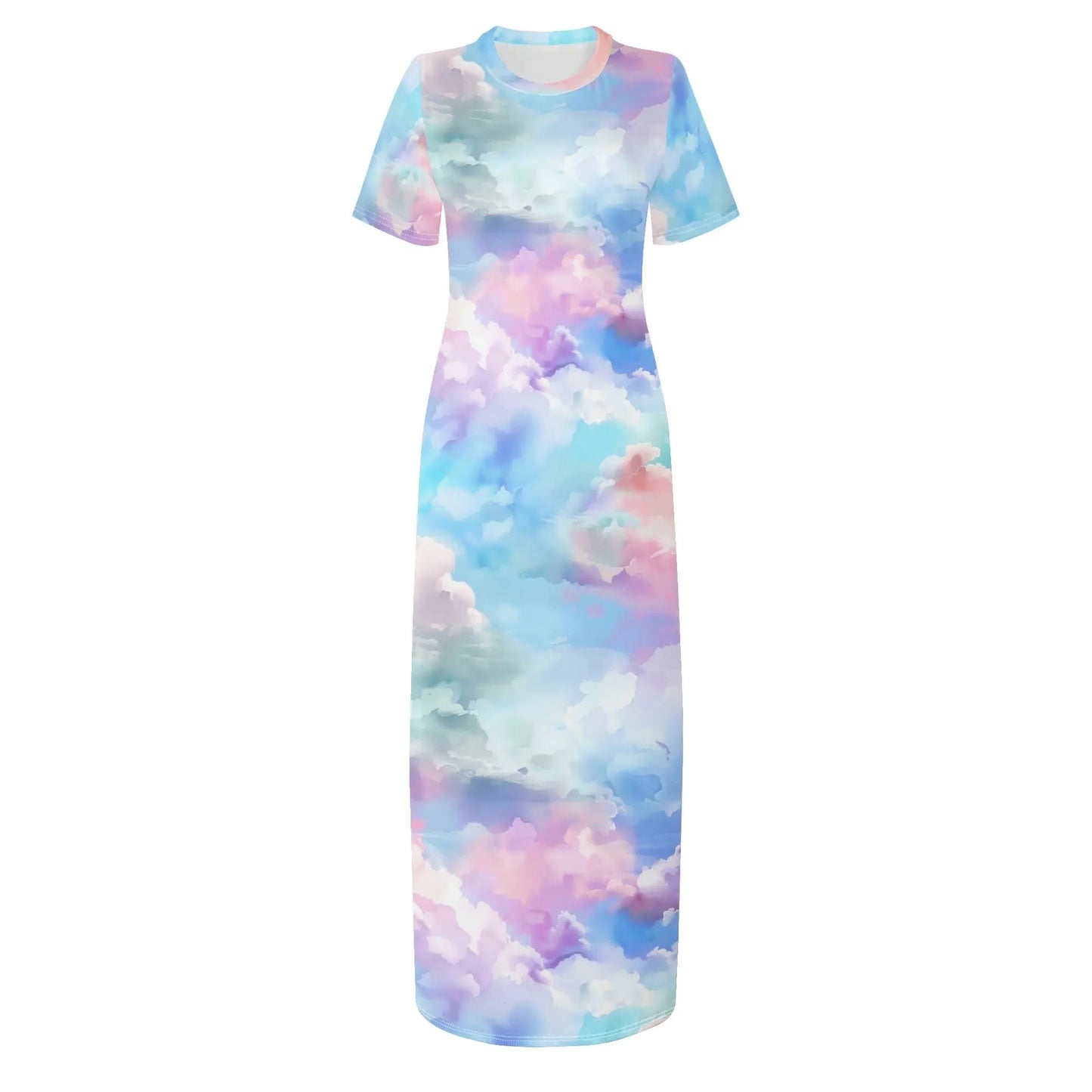 clouds-short-sleeve-long-dress-long-dress-jlr-design-3 - JLR Design