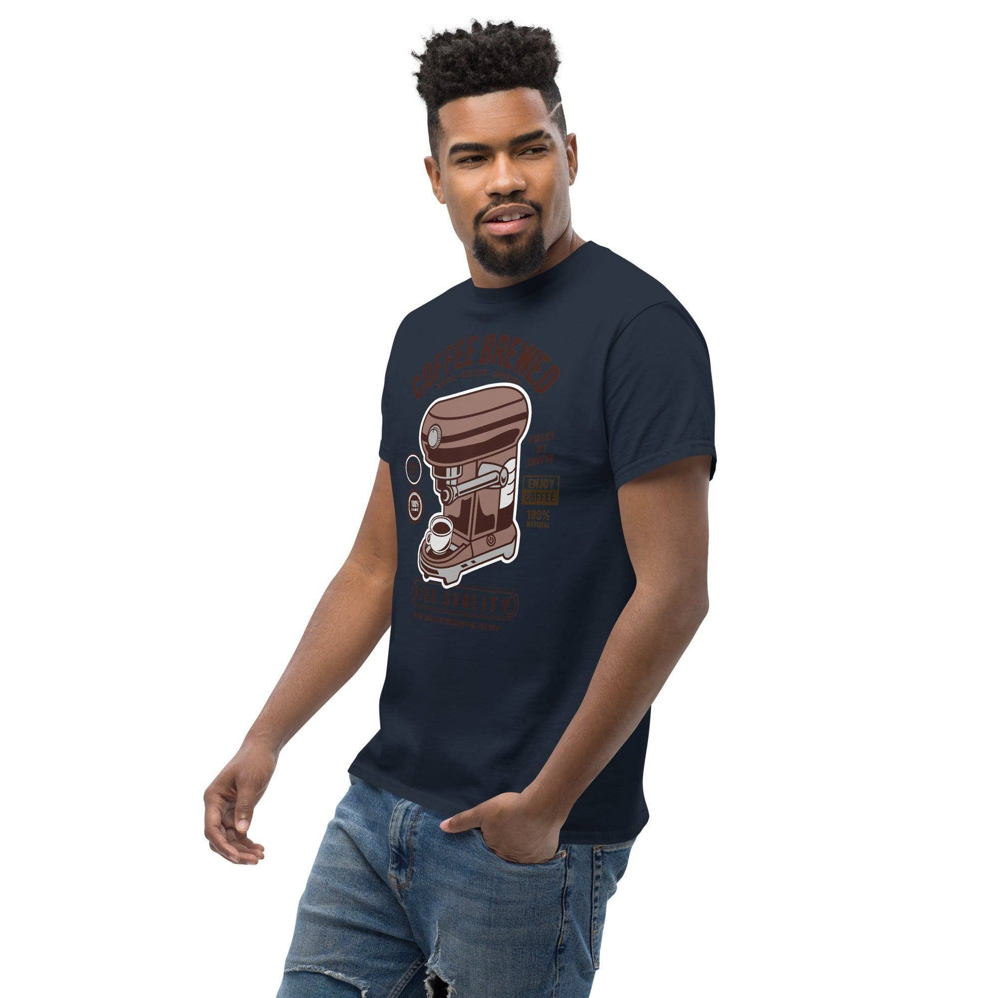 coffee-brewed-herren-t-shirt-t-shirt-jlr-design-12 - JLR Design