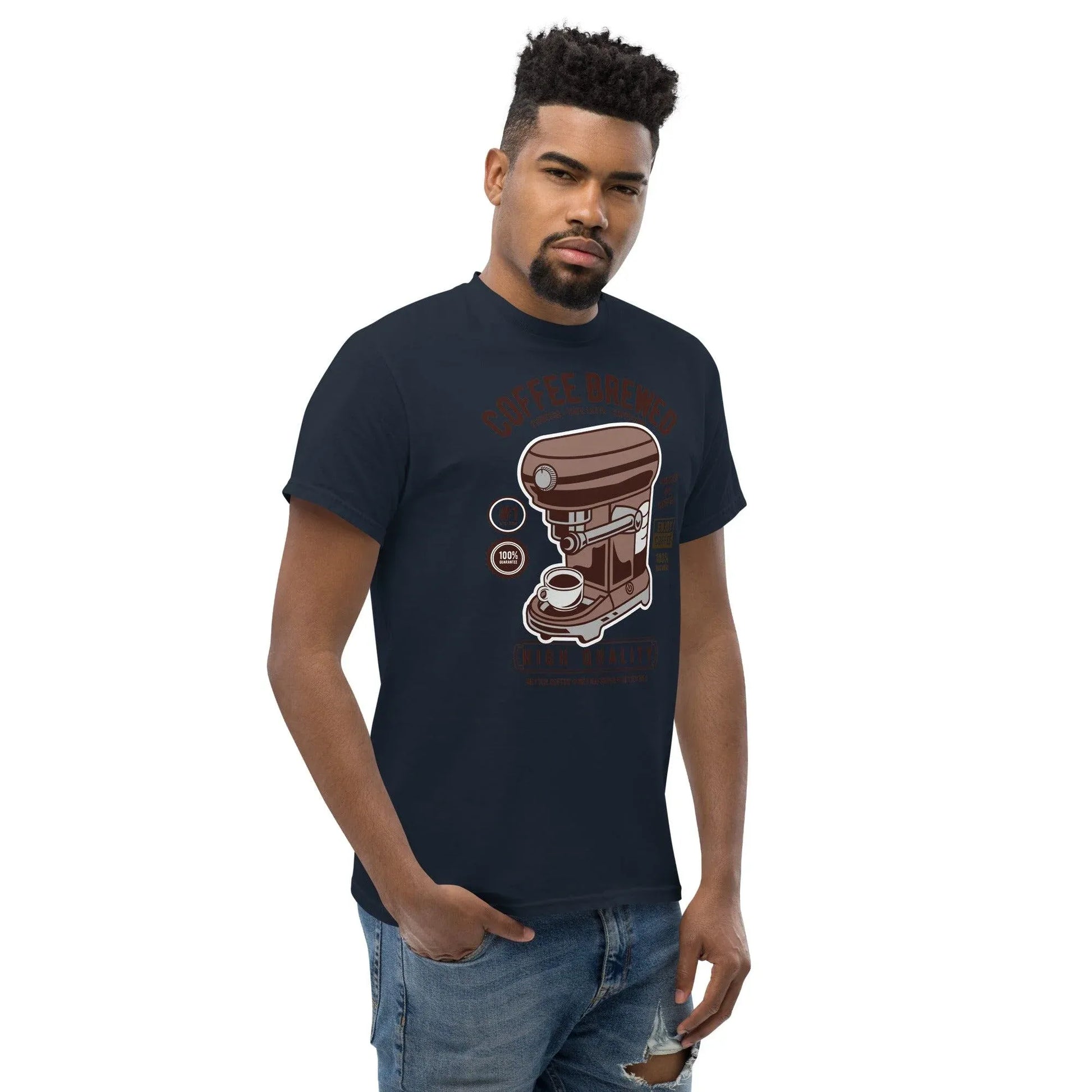 coffee-brewed-herren-t-shirt-t-shirt-jlr-design-13 - JLR Design