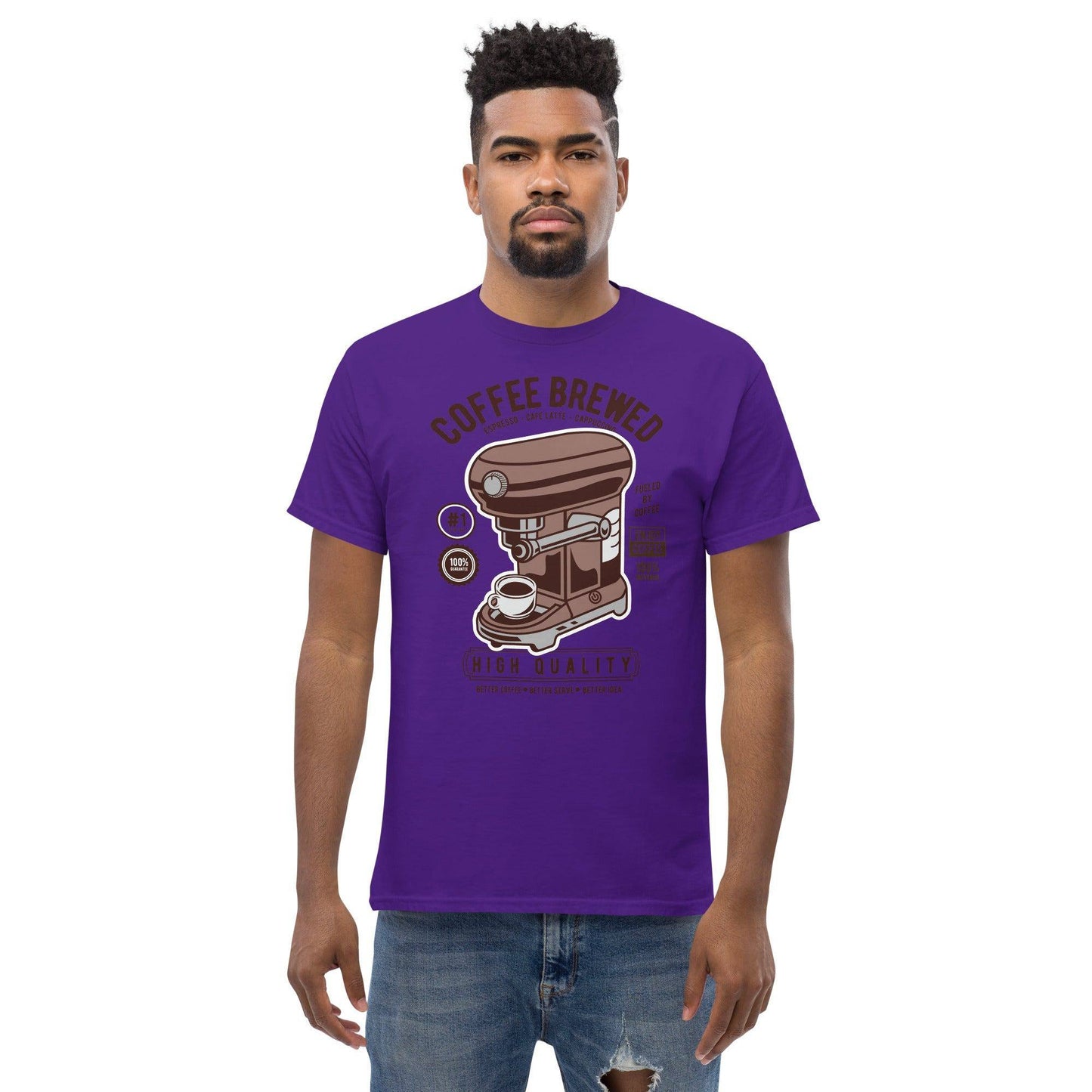 coffee-brewed-herren-t-shirt-t-shirt-jlr-design-14 - JLR Design