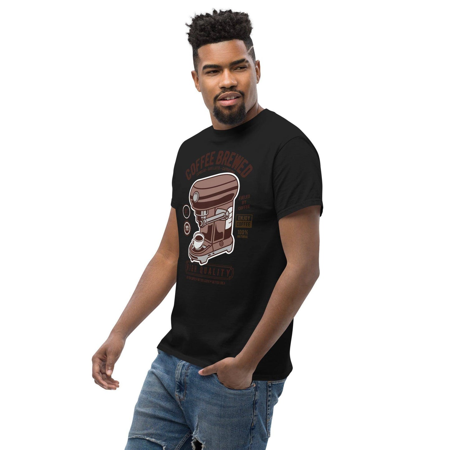 coffee-brewed-herren-t-shirt-t-shirt-jlr-design-8 - JLR Design