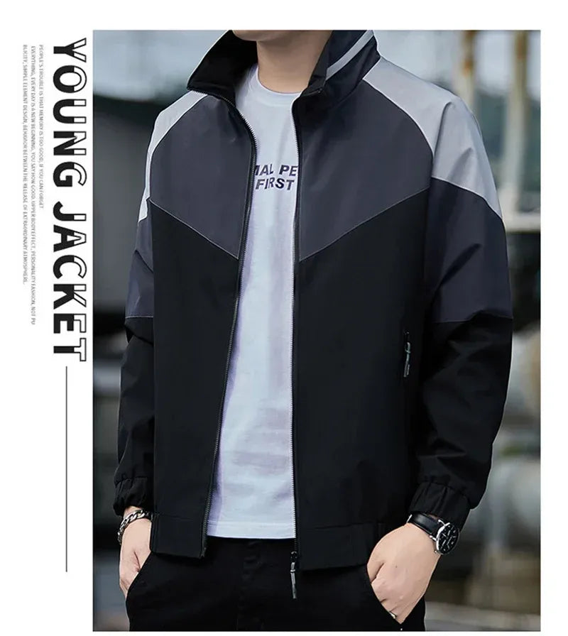 colorblock-sportjacke-fur-herren-stehkragen-jacke-jlr-design-5 - JLR Design