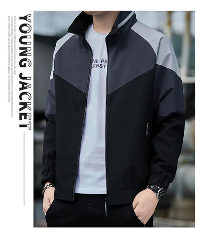 colorblock-sportjacke-fur-herren-stehkragen-jacke-jlr-design-5 - JLR Design