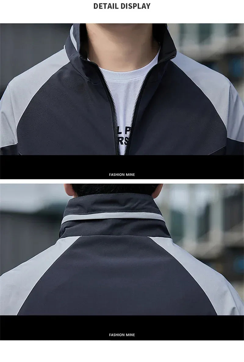 colorblock-sportjacke-fur-herren-stehkragen-jacke-jlr-design-6 - JLR Design