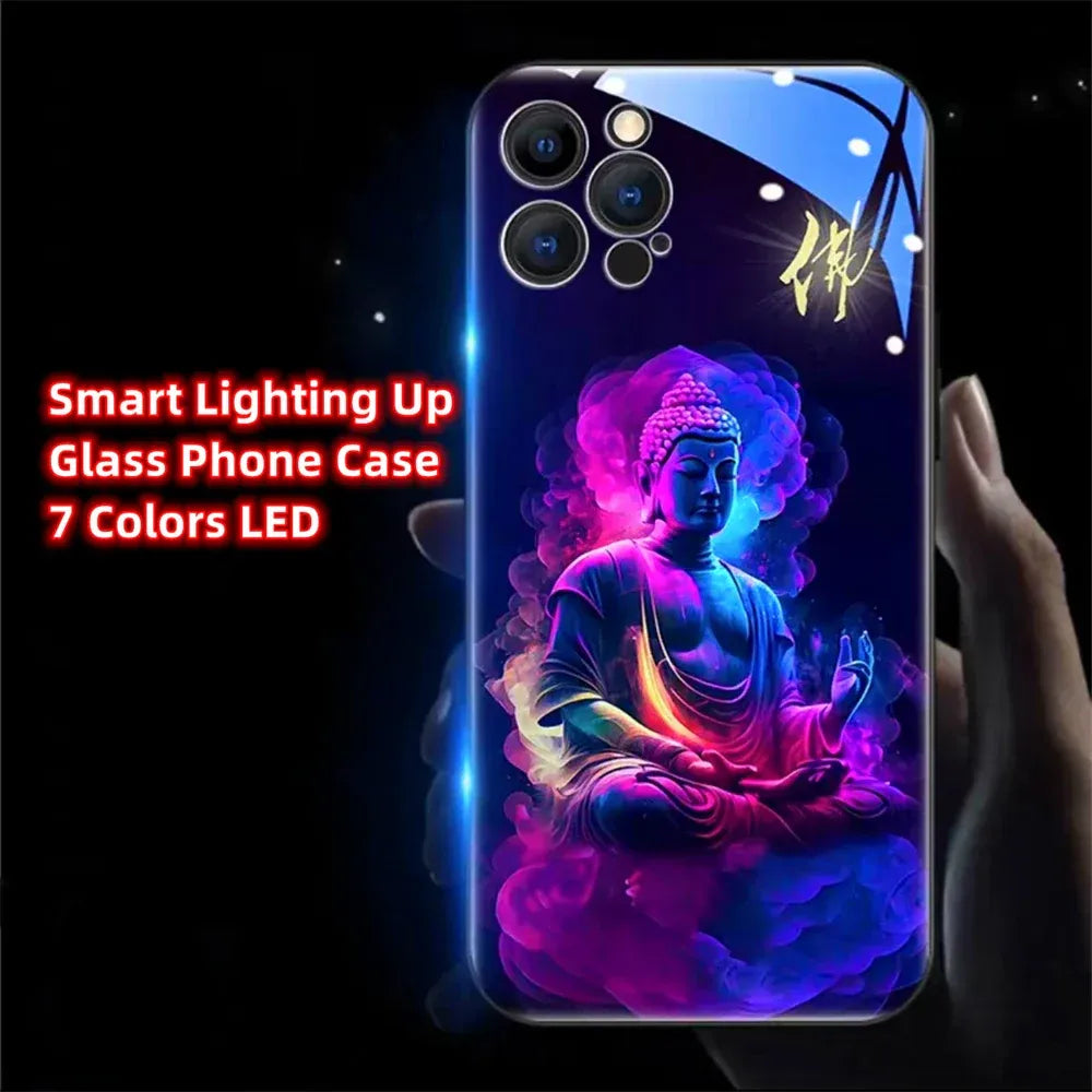 colorful-buddha-master-smart-led-hulle-fur-samsung-s24-s23-s22-cover-jlr-design-1 - JLR Design