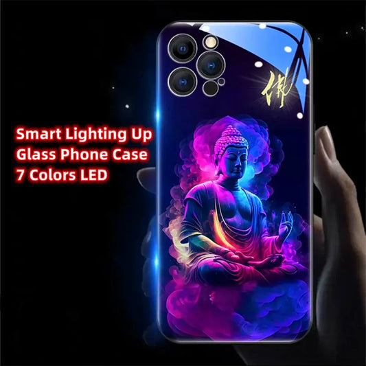 colorful-buddha-master-smart-led-hulle-fur-samsung-s24-s23-s22-cover-jlr-design-1 - JLR Design