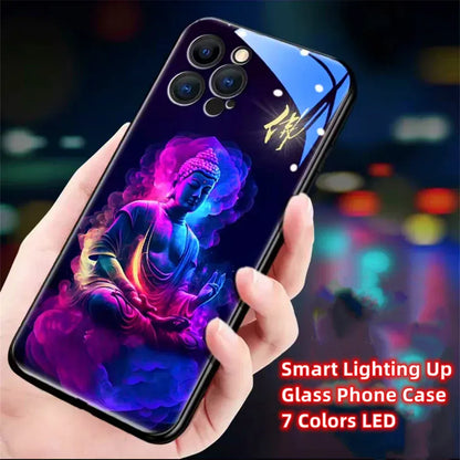 colorful-buddha-master-smart-led-hulle-fur-samsung-s24-s23-s22-cover-jlr-design-2 - JLR Design