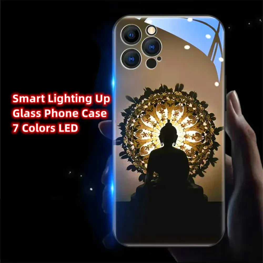 colorful-buddha-master-smart-led-hulle-fur-samsung-s24-s23-s22-cover-jlr-design-3 - JLR Design