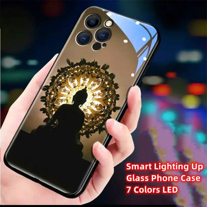 colorful-buddha-master-smart-led-hulle-fur-samsung-s24-s23-s22-cover-jlr-design-4 - JLR Design