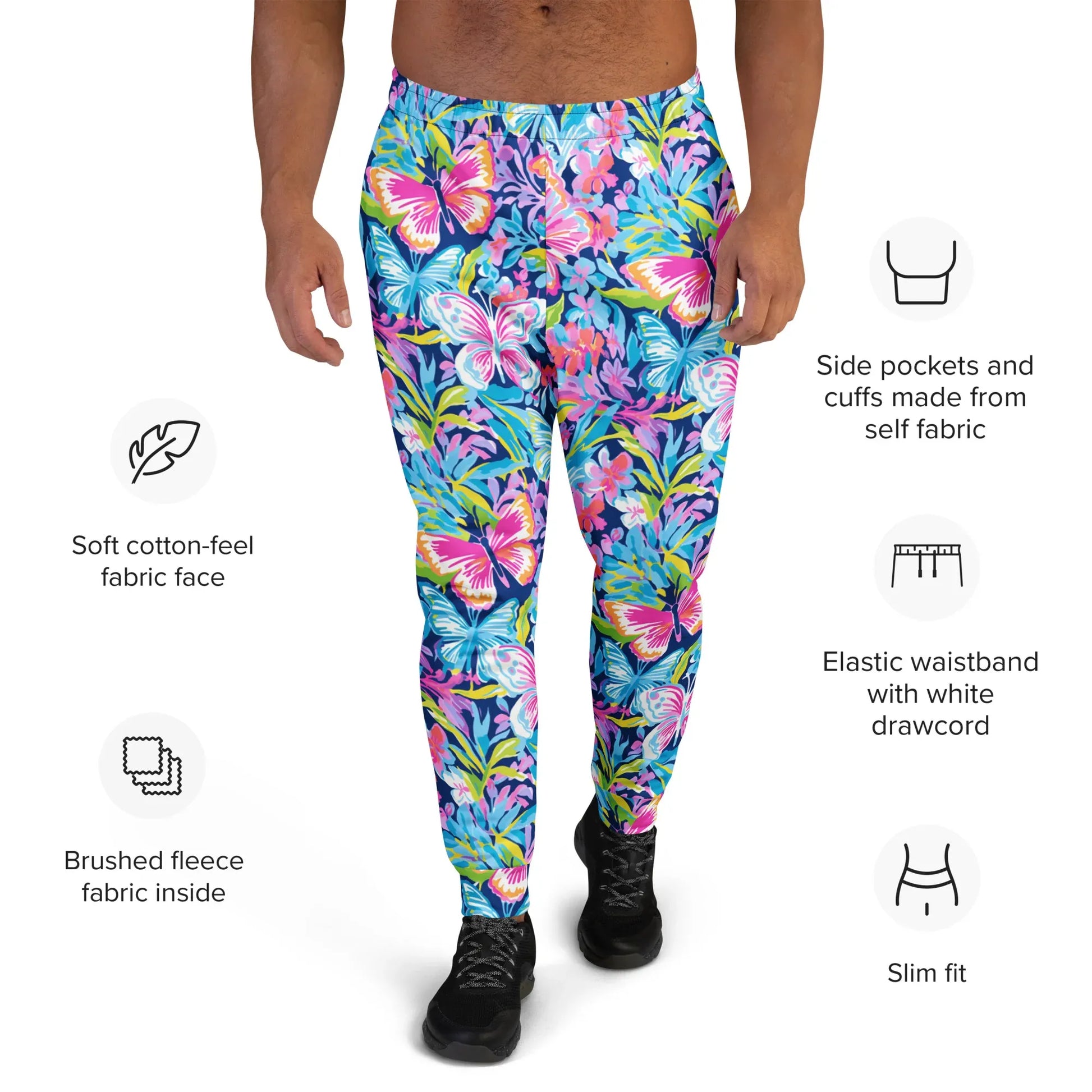 colorful-butterflies-v1-herren-jogginghose-jogginghose-jlr-design-5 - JLR Design