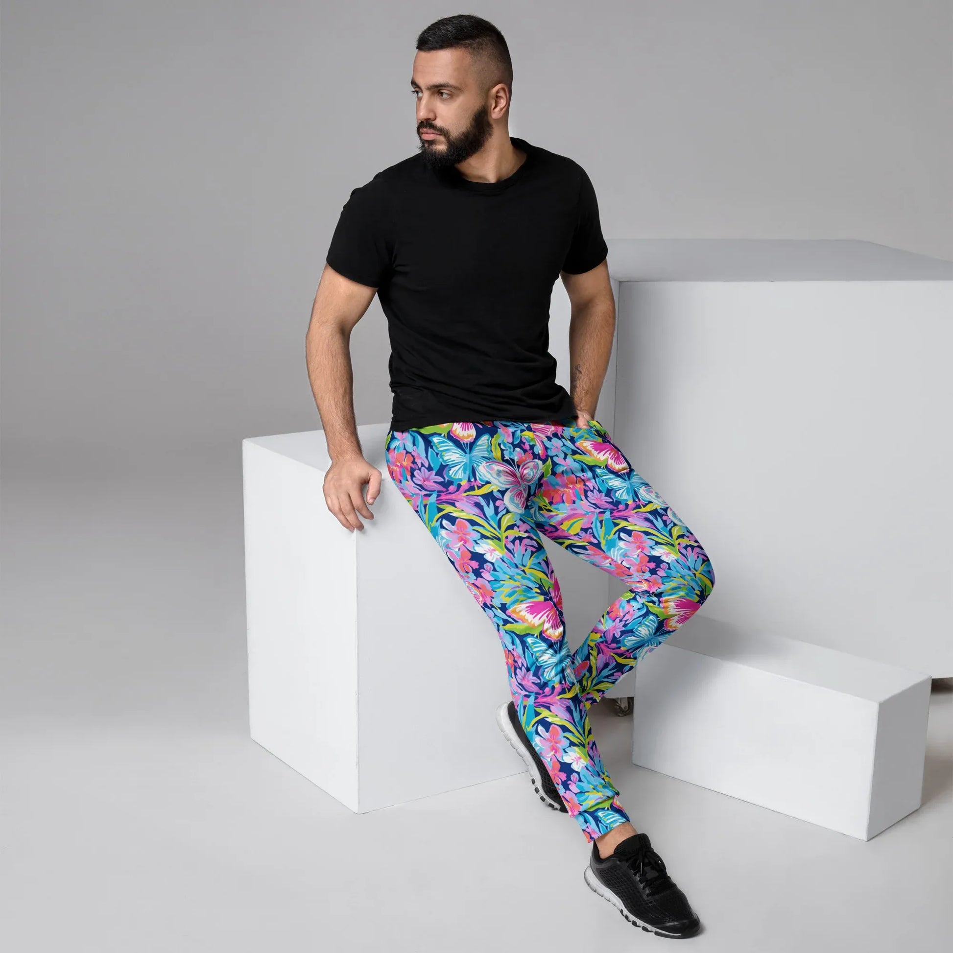colorful-butterflies-v1-herren-jogginghose-jogginghose-jlr-design-7 - JLR Design