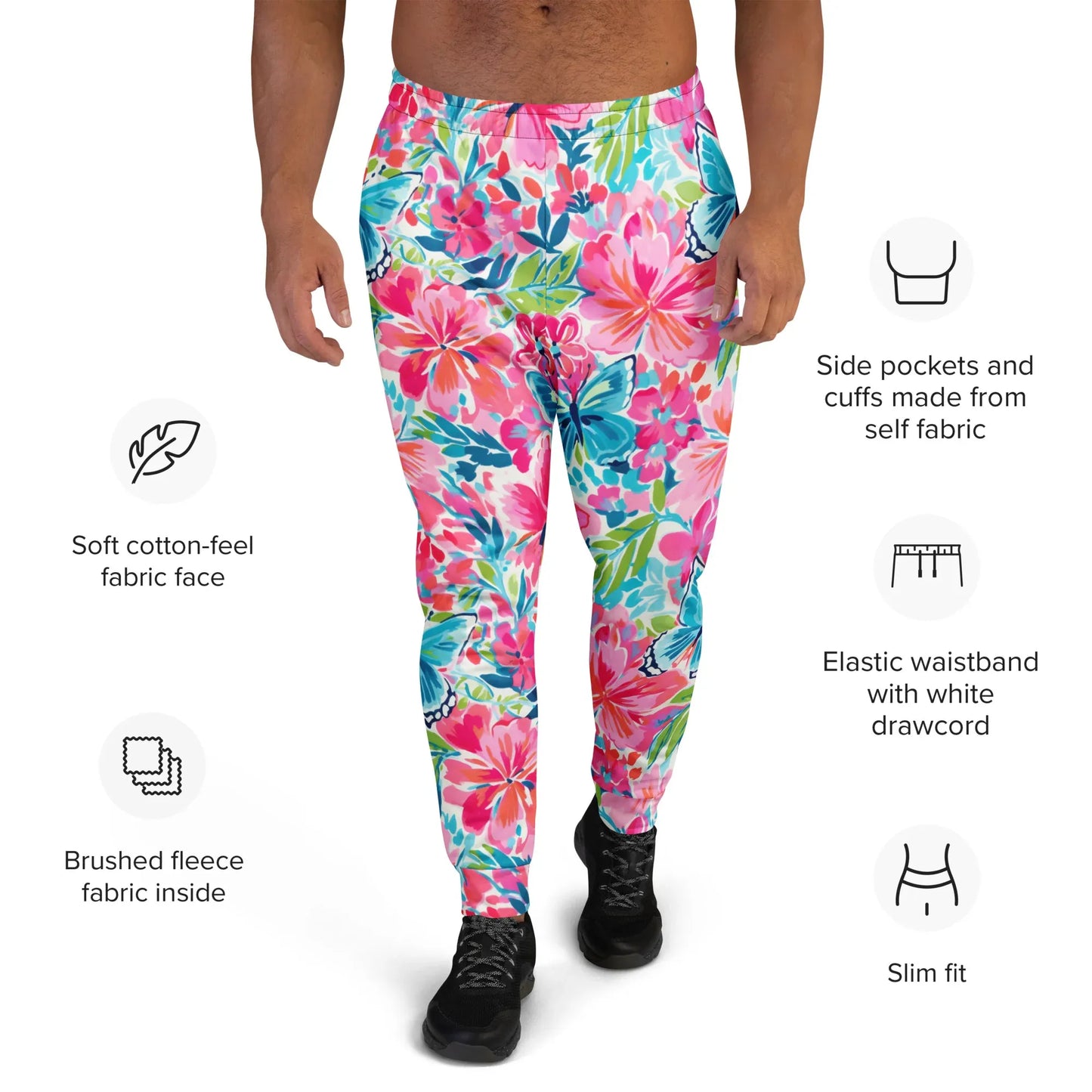 colorful-butterflies-v2-herren-jogginghose-jogginghose-jlr-design-5 - JLR Design