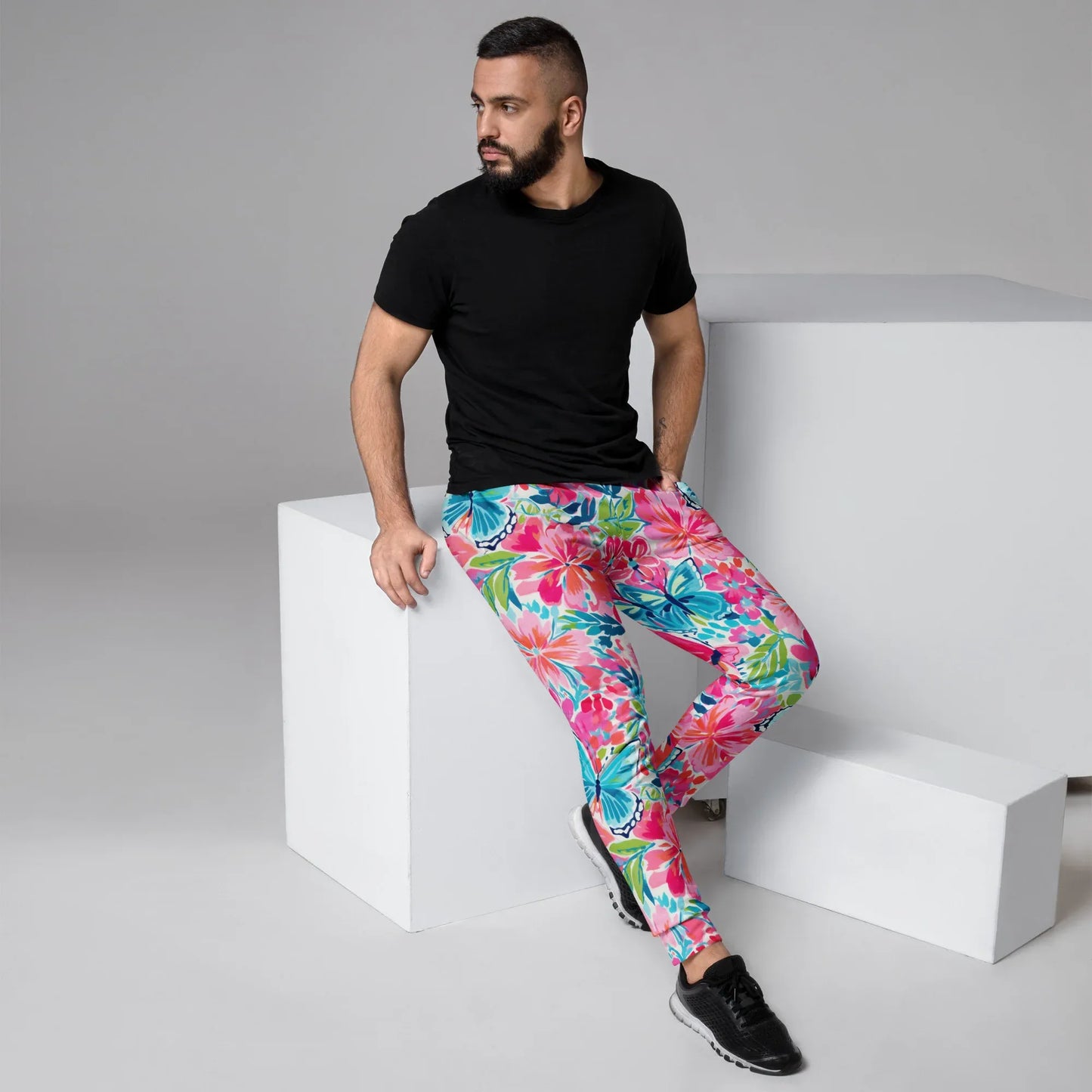 colorful-butterflies-v2-herren-jogginghose-jogginghose-jlr-design-7 - JLR Design