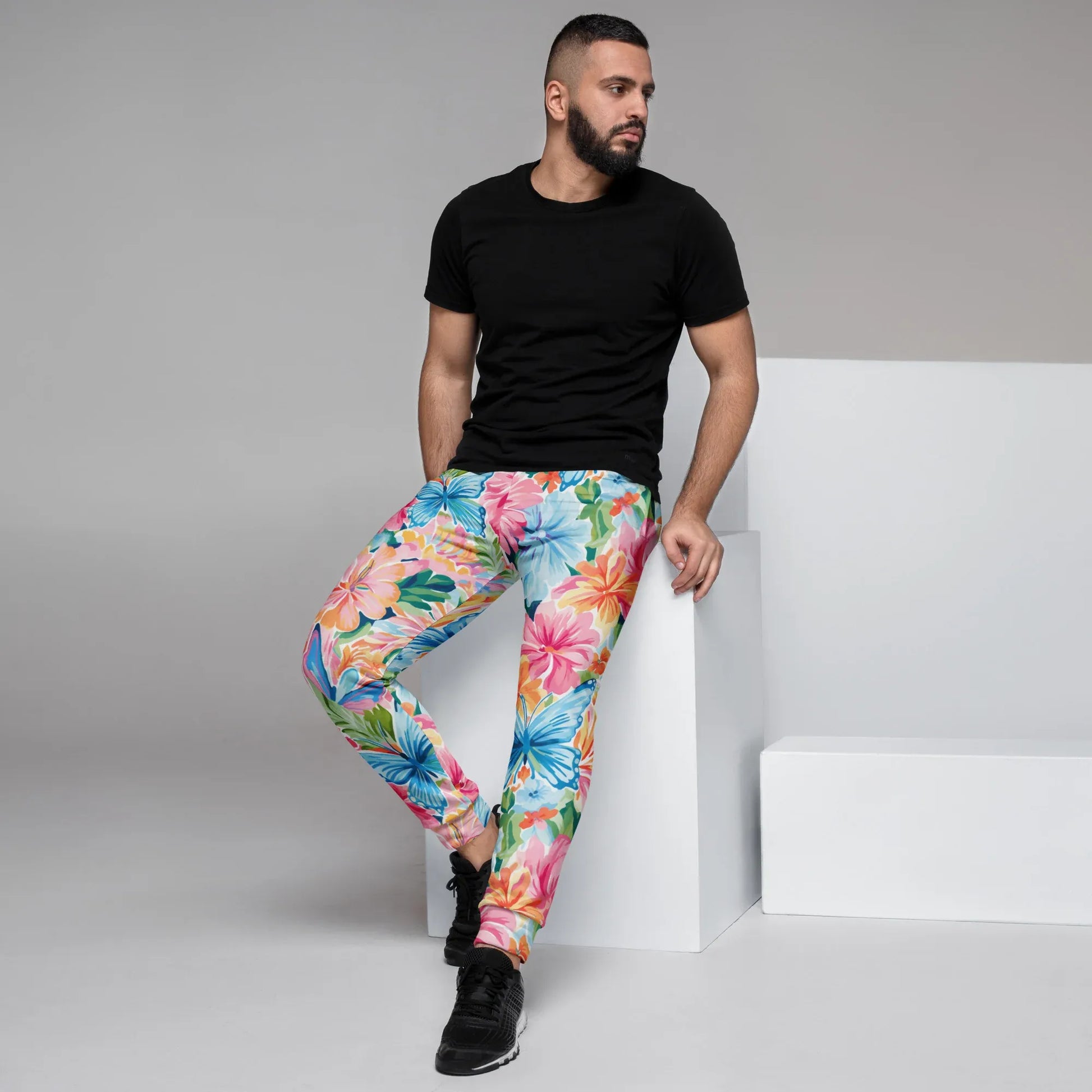colorful-butterflies-v4-herren-jogginghose-jogginghose-jlr-design-6 - JLR Design