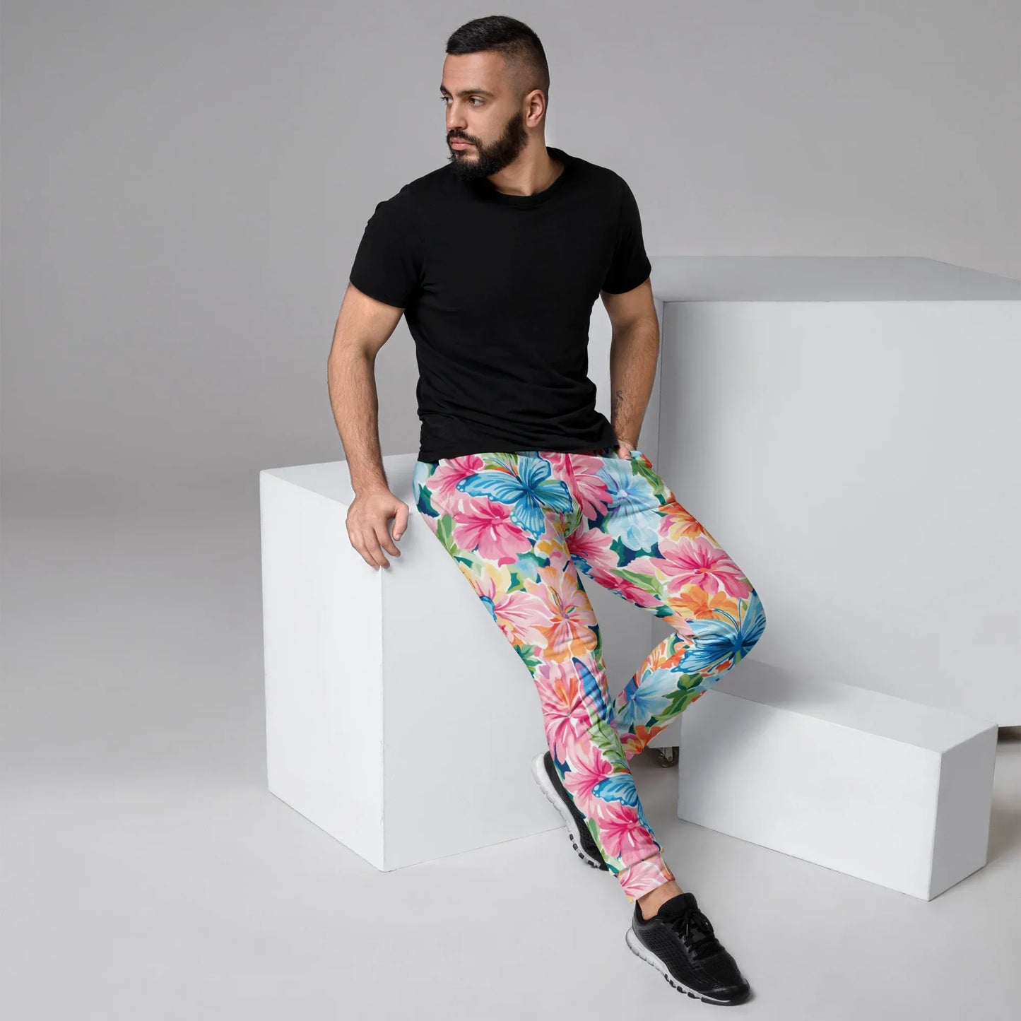 colorful-butterflies-v4-herren-jogginghose-jogginghose-jlr-design-7 - JLR Design