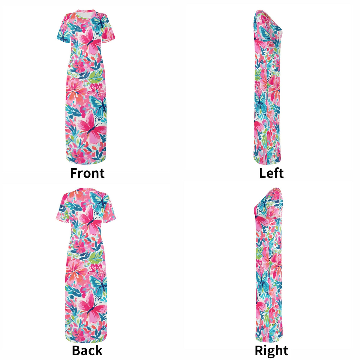 colorful-butterfly-v3-bodycon-maxi-dress-long-dress-jlr-design-jlr-design-de-7 - JLR Design