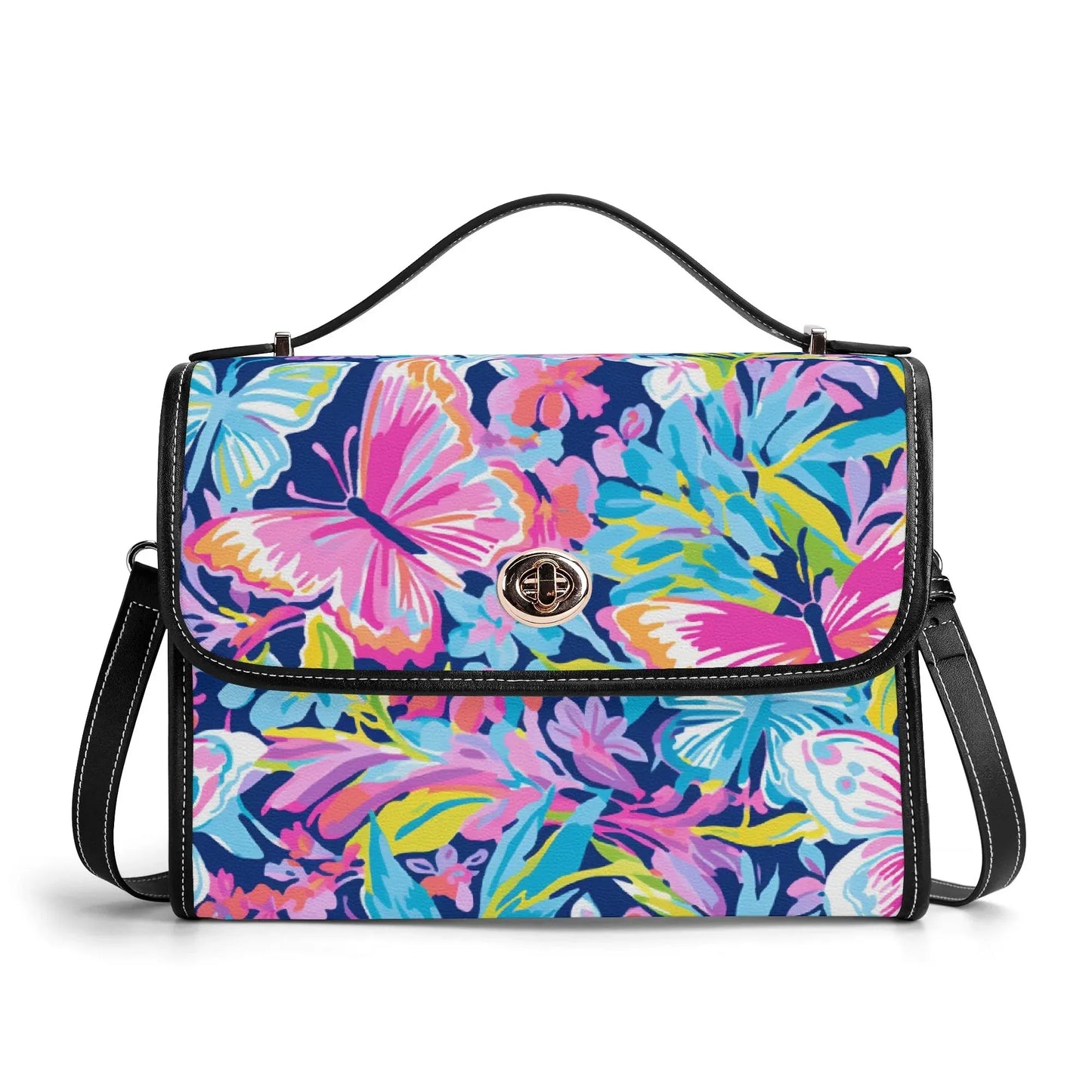 colorful-butterfly-v3-satchel-bag-umhangetasche-umhangetasche-jlr-design-1 - JLR Design