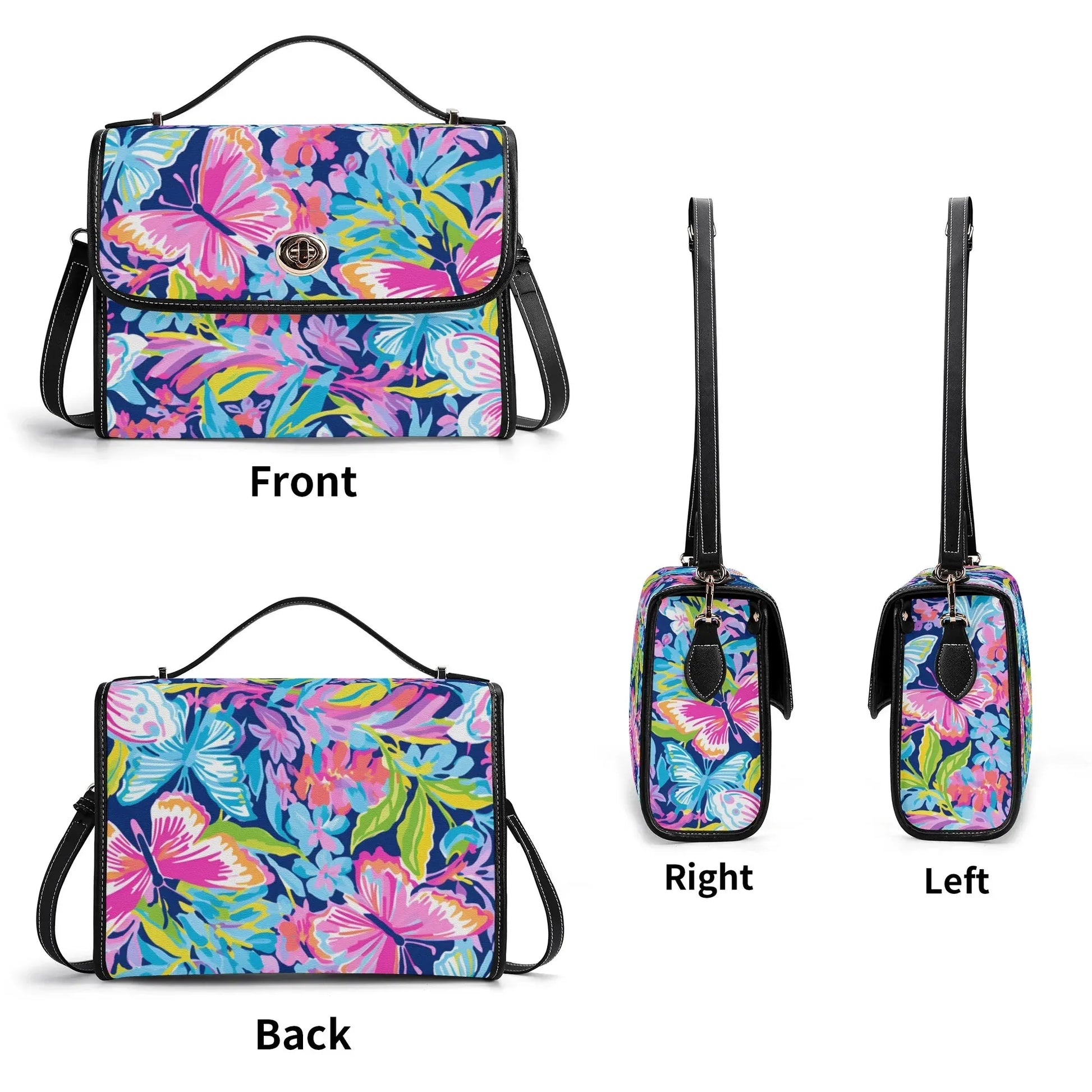 colorful-butterfly-v3-satchel-bag-umhangetasche-umhangetasche-jlr-design-9 - JLR Design