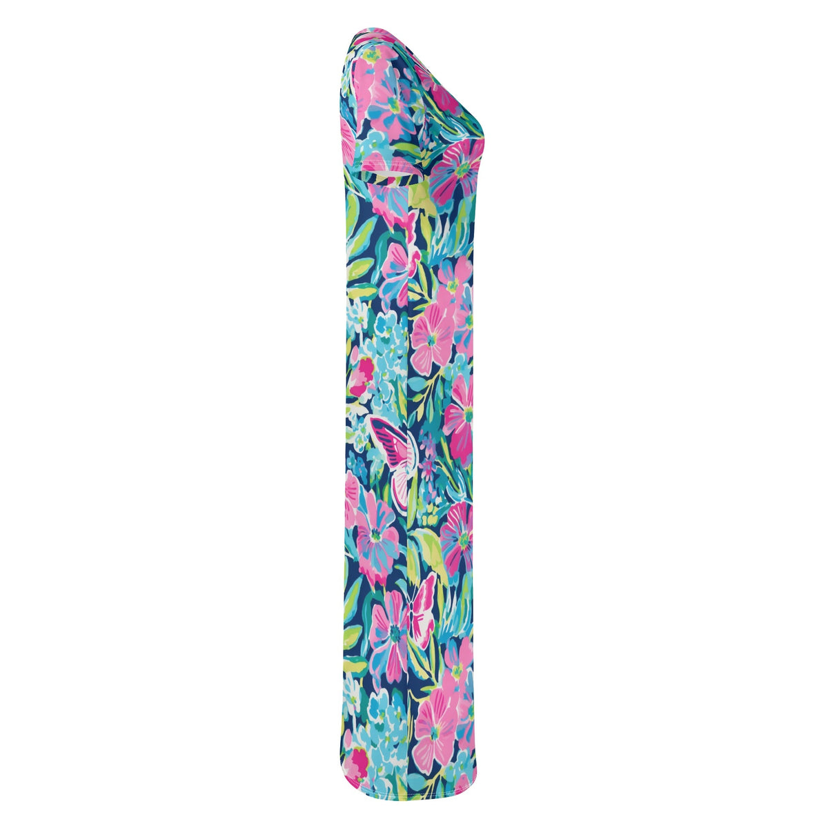 colorful-butterfly-v4-bodycon-maxi-dress-long-dress-jlr-design-jlr-design-de-5 - JLR Design