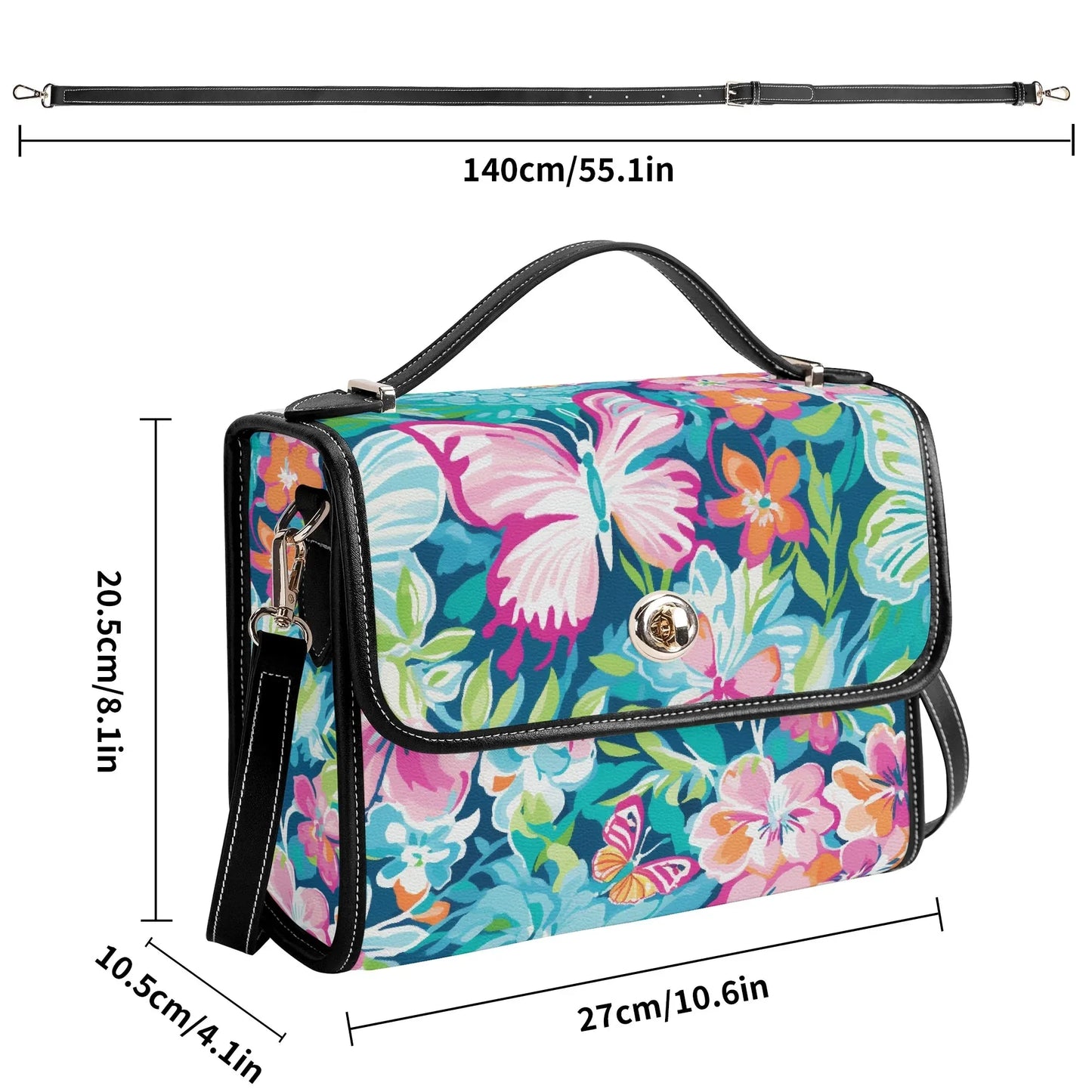 colorful-butterfly-v4-satchel-bag-umhangetasche-umhangetasche-jlr-design-8 - JLR Design