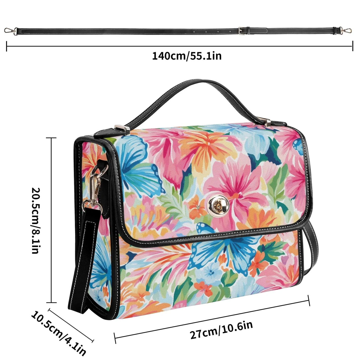 colorful-butterfly-v8-satchel-bag-umhangetasche-umhangetasche-jlr-design-8 - JLR Design