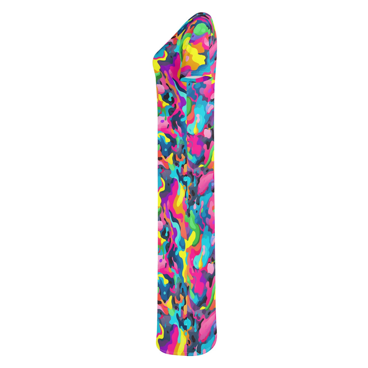 colorful-camouflage-v4-bodycon-maxi-dress-long-dress-jlr-design-jlr-design-de-6 - JLR Design