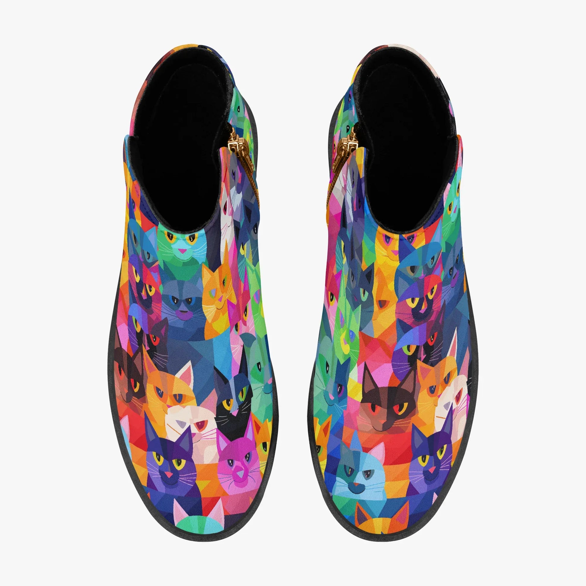 colorful-cats-elegante-reissverschluss-stiefeletten-stiefeletten-jlr-design-7 - JLR Design