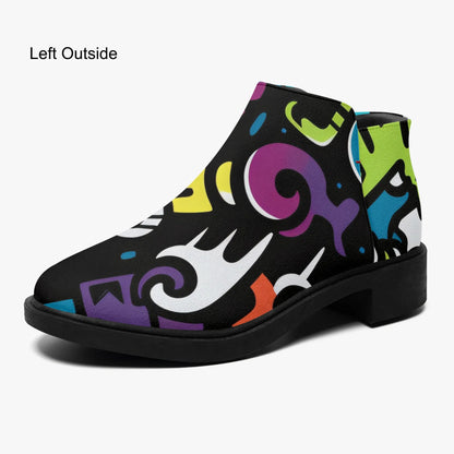 colorful-graffiti-v1-elegante-reissverschluss-stiefeletten-stiefeletten-jlr-design-1 - JLR Design