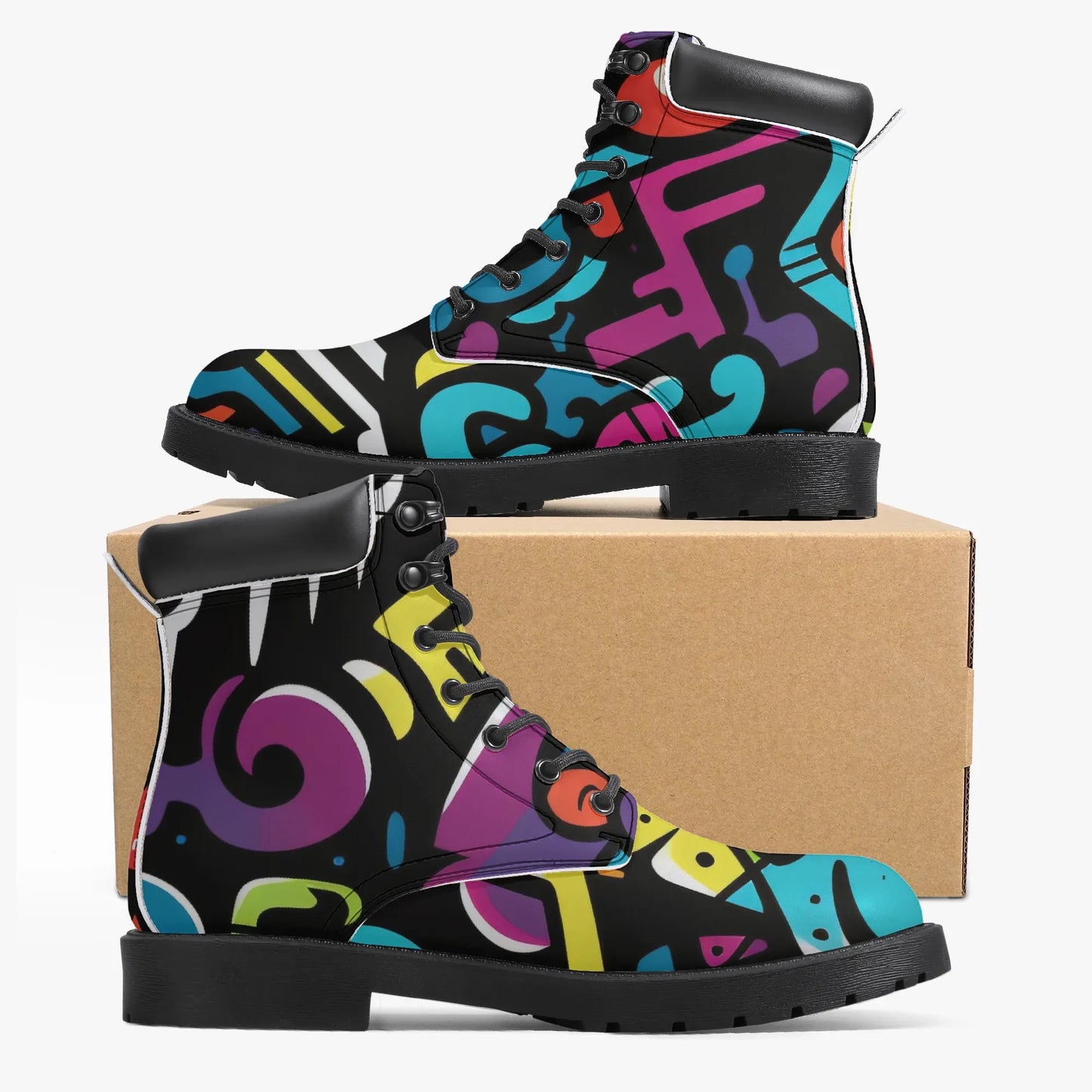 colorful-graffiti-v1-leder-boots-or-stylische-und-warme-winterstiefel-boots-jlr-design-10 - JLR Design