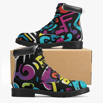 colorful-graffiti-v2-leder-boots-or-stylische-und-warme-winterstiefel-boots-jlr-design-10 - JLR Design