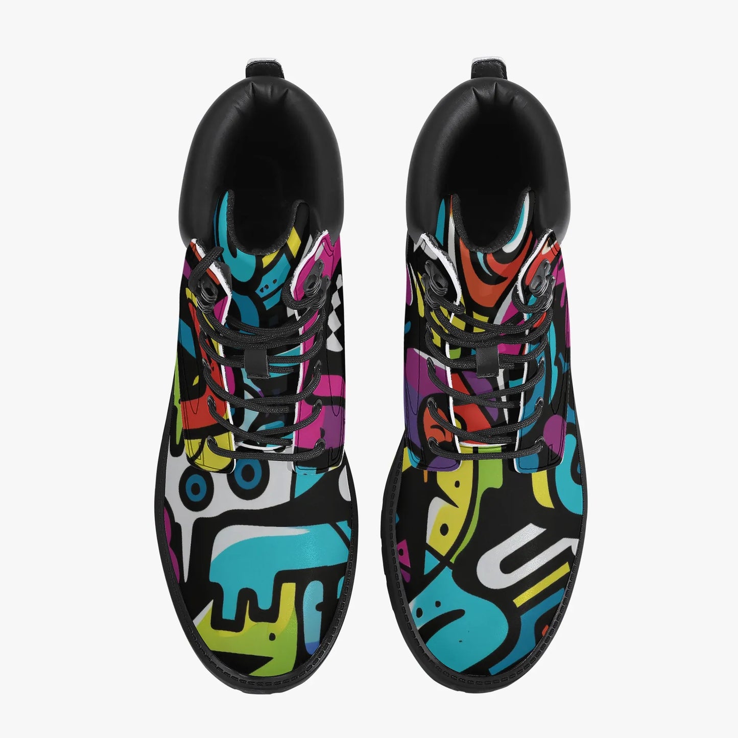 colorful-graffiti-v2-leder-boots-or-stylische-und-warme-winterstiefel-boots-jlr-design-4 - JLR Design